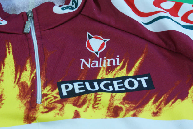 Maillot vélo rétro Casino Colnago Nalini Peugeot