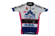 Maillot cyclisme rétro Bio racer Nicaise Assurances