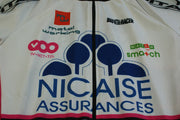 Maillot cyclisme rétro Bio racer Nicaise Assurances