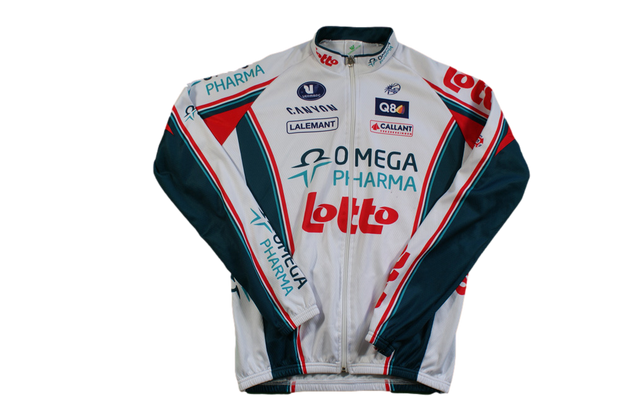 Veste vélo vintage Vermarc Omega Pharma UCI Lotto Q8