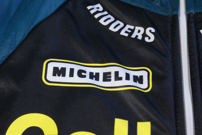 Veste cyclisme vintage Vermarc Collstrop Michelin Lystex