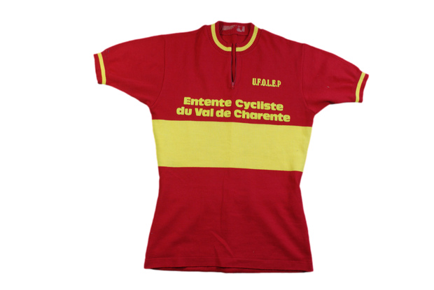 Maillot vélo rétro Entente cycliste du Val de Charente