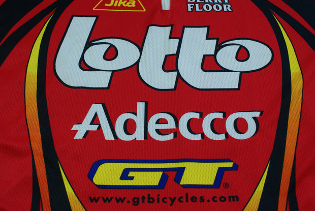 Maillot vélo rétro Giordana Lotto Adecco Sika