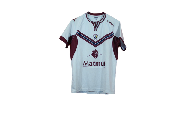 Maillot rugby rétro Union Bordeaux Begles Matmut Kappa