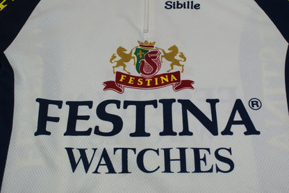 Maillot vélo vintage Sibille Festina Watches