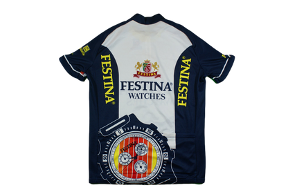 Maillot vélo vintage Sibille Festina Watches