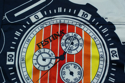 Maillot vélo vintage Sibille Festina Watches