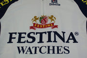 Maillot vélo vintage Sibille Festina Watches