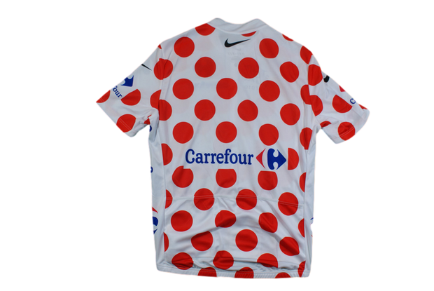 Maillot à pois vélo Nike Carrefour Tour de France 2010