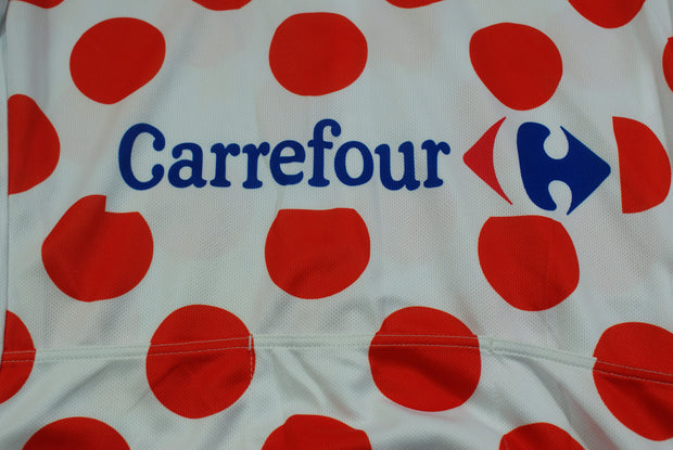 Maillot à pois vélo Nike Carrefour Tour de France 2010