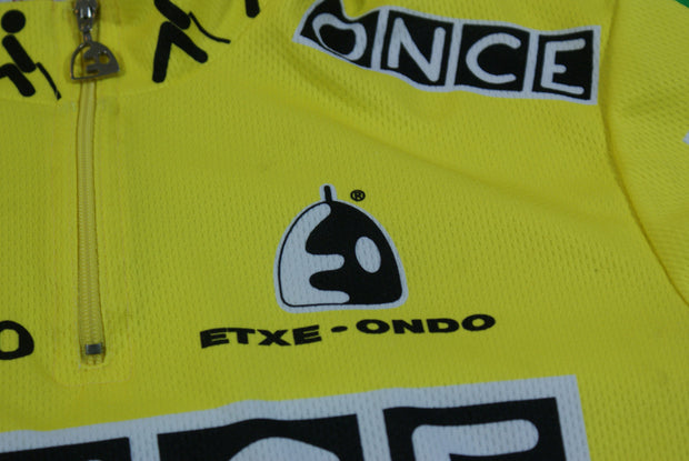 Maillot vélo rétro Etxe-Ondo ONCE Look Macario