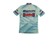 Maillot vélo vintage Santini Bianchi Martini Racing Italmanubri Linea Ergo Shimano