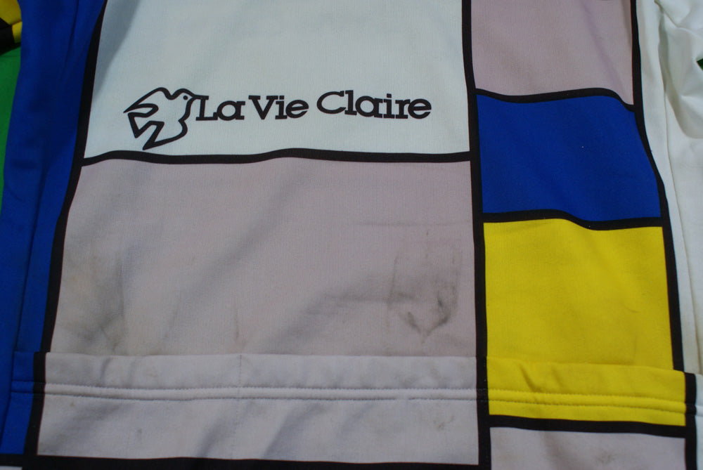 Maillot Cycliste Vintage Toshiba / La Vie Claire - Taille S (4) - Années 80