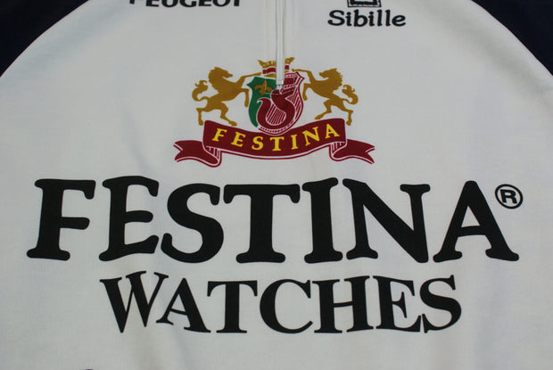 Maillot cyclisme vintage Sibille Festina Watches Peugeot