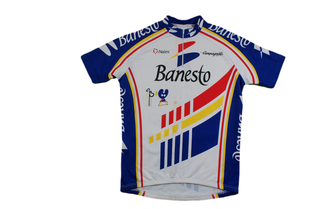 Maillot Vélo Rétro Nalini Banesto Campagnolo Xacobeo Galicia - Taille M - Occasion
