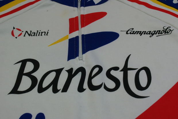 Maillot vélo rétro Nalini Banesto Campagnolo Xacobeo Galicia