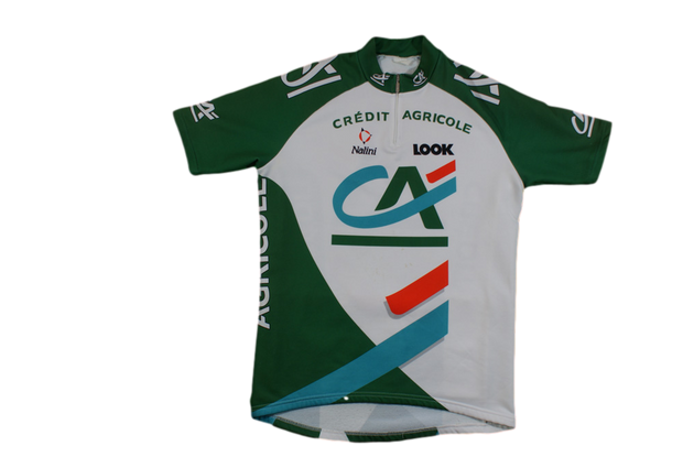 Maillot vélo rétro Nalini Crédit Agricole Look