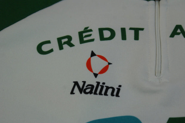 Maillot vélo rétro Nalini Crédit Agricole Look