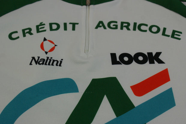 Maillot vélo rétro Nalini Crédit Agricole Look