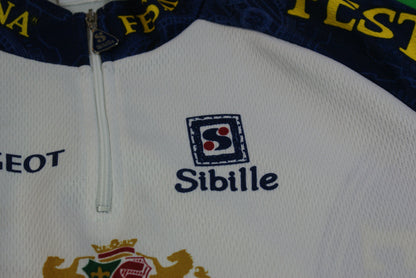 Maillot cyclisme vintage Sibille Festina Watches Peugeot