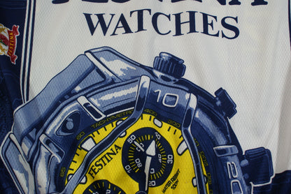 Maillot cyclisme vintage Sibille Festina Watches Peugeot