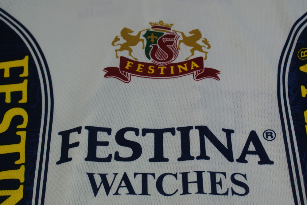 Maillot cyclisme vintage Sibille Festina Watches Peugeot