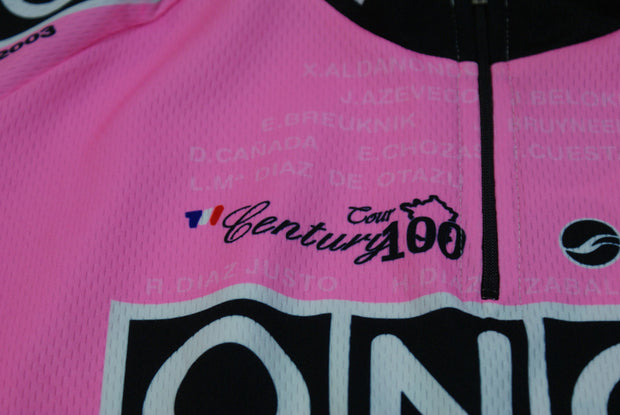 Maillot vélo rétro Giordana ONCE Wurth Giant Eroski