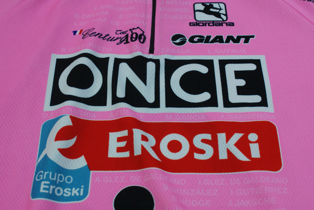 Maillot vélo rétro Giordana ONCE Wurth Giant Eroski