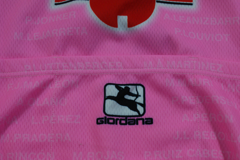 Maillot Cycliste Homme Giordana - Once Wurth Giant - Jaune Taille L - Occasion