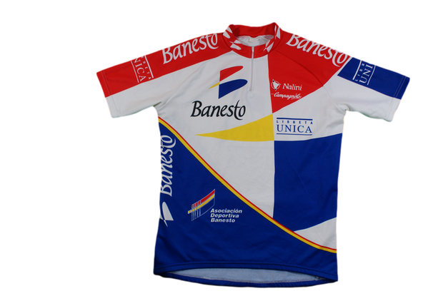 Maillot vélo rétro Nalini Banesto Campagnola Libreta Unica