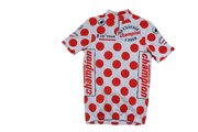 Maillot à pois vélo vintage Castelli Champion Tour de France