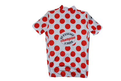 Maillot à pois vélo vintage Castelli Champion Tour de France