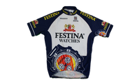 Maillot vélo rétro Sibille Festina Peugeot