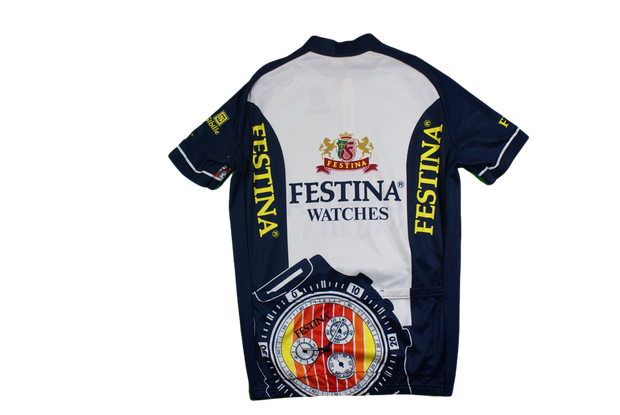 Maillot cyclisme vintage Sibille Festina