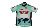 Maillot vélo rétro Santini Gewiss Bianchi Elite FSA GTM