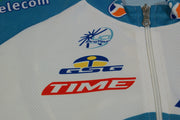 Maillot vélo rétro GSG Bouygues Telecome Mode Time Vendée