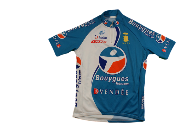 Maillot cyclisme vintage Nalini Bouygues Telecom Time Protour Vendée Mode