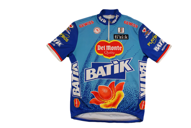 Maillot vélo vintage BIemme Batik Gewiss Del Monte Monaco