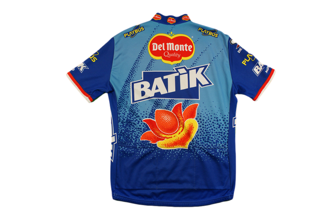 Maillot vélo vintage BIemme Batik Gewiss Del Monte Monaco