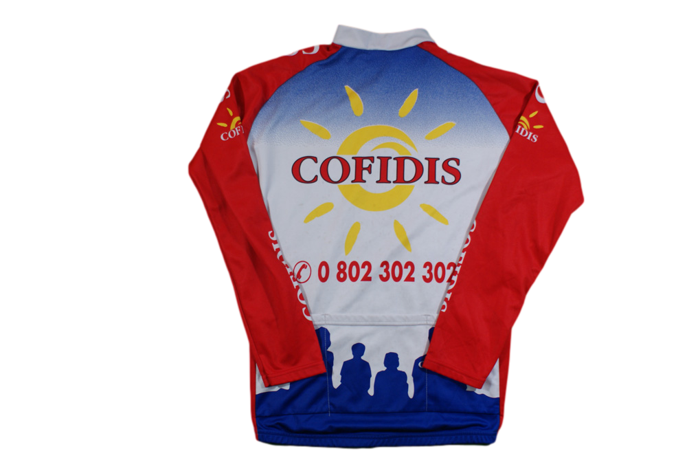 Veste vélo rétro Giordana Cofidis Fondriest