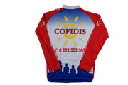 Veste vélo rétro Giordana Cofidis Fondriest