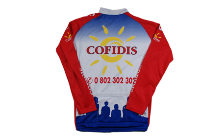 Veste vélo vintage Giordana Cofidis Fondriest