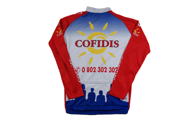 Veste vélo rétro Giordana Cofidis Fondriest