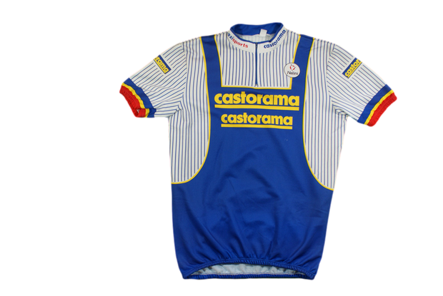 Maillot cyclisme vintage Nalini Castorama maxisports