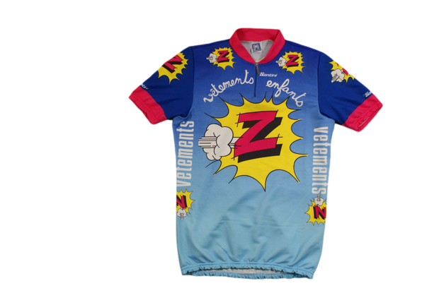 Maillot vélo rétro Santini team Z