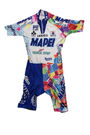 Maillot complet vélo rétro Sportful Quick Step Mapei UCI 1998 Colnago Latexco