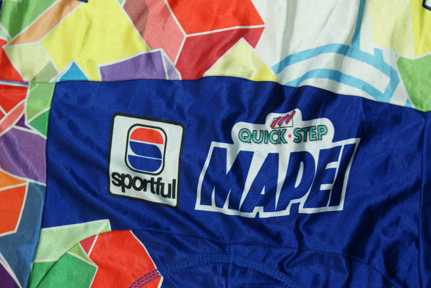 Maillot complet vélo rétro Sportful Quick Step Mapei UCI 1998 Colnago Latexco