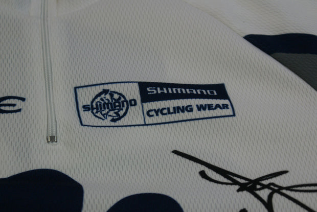 Maillot vélo rétro Shimano Française des jeux Gitane