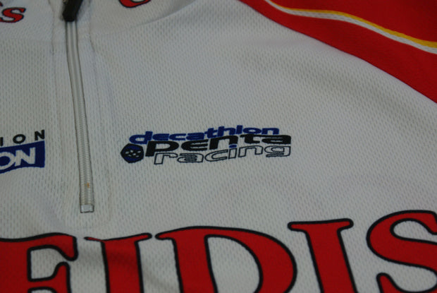 Maillot vélo rétro Decathlon Cofidis