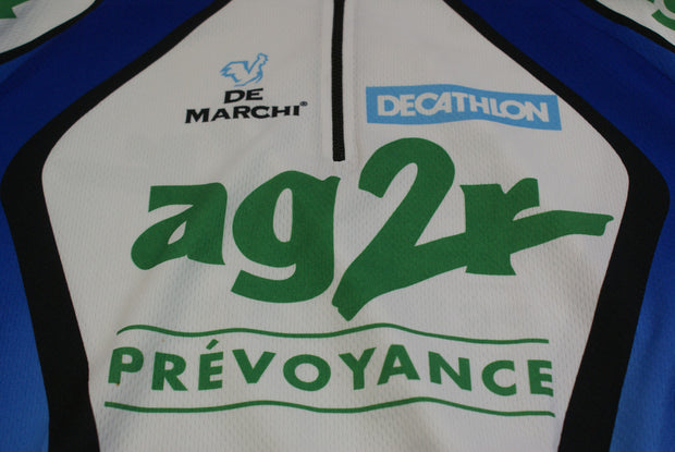 Maillot vélo rétro Decathlon AG2R De Marchi